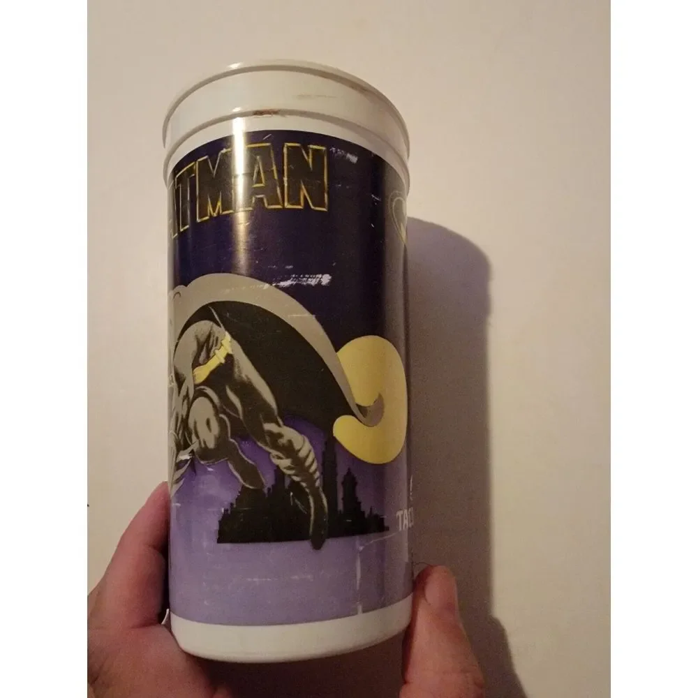 1989 Movie Batman Taco Bell Pepsi Cup Batmobile Louisiana Plastics Inc Rare Find